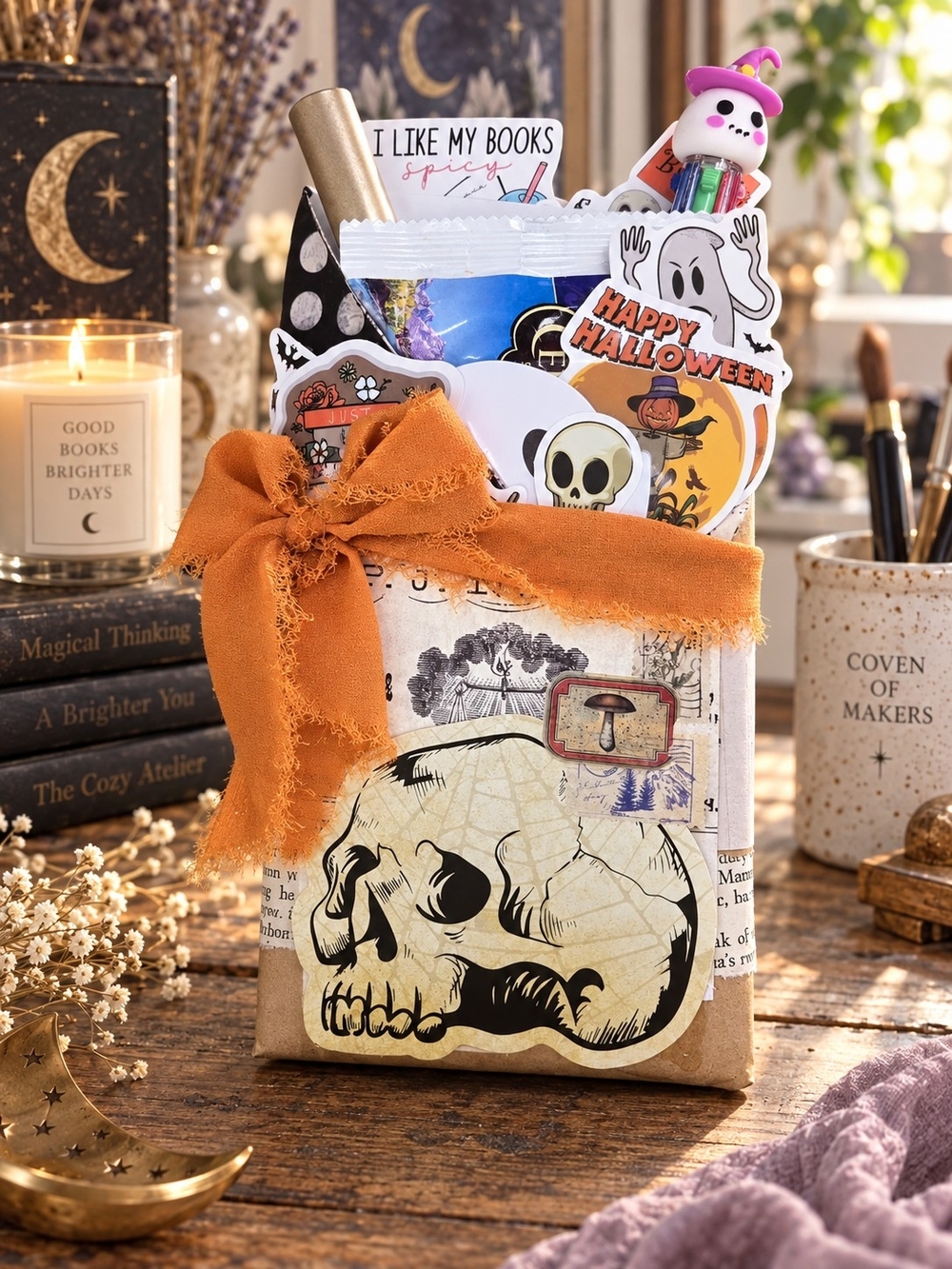 Blind Date With a Book Halloween Mystery Gif